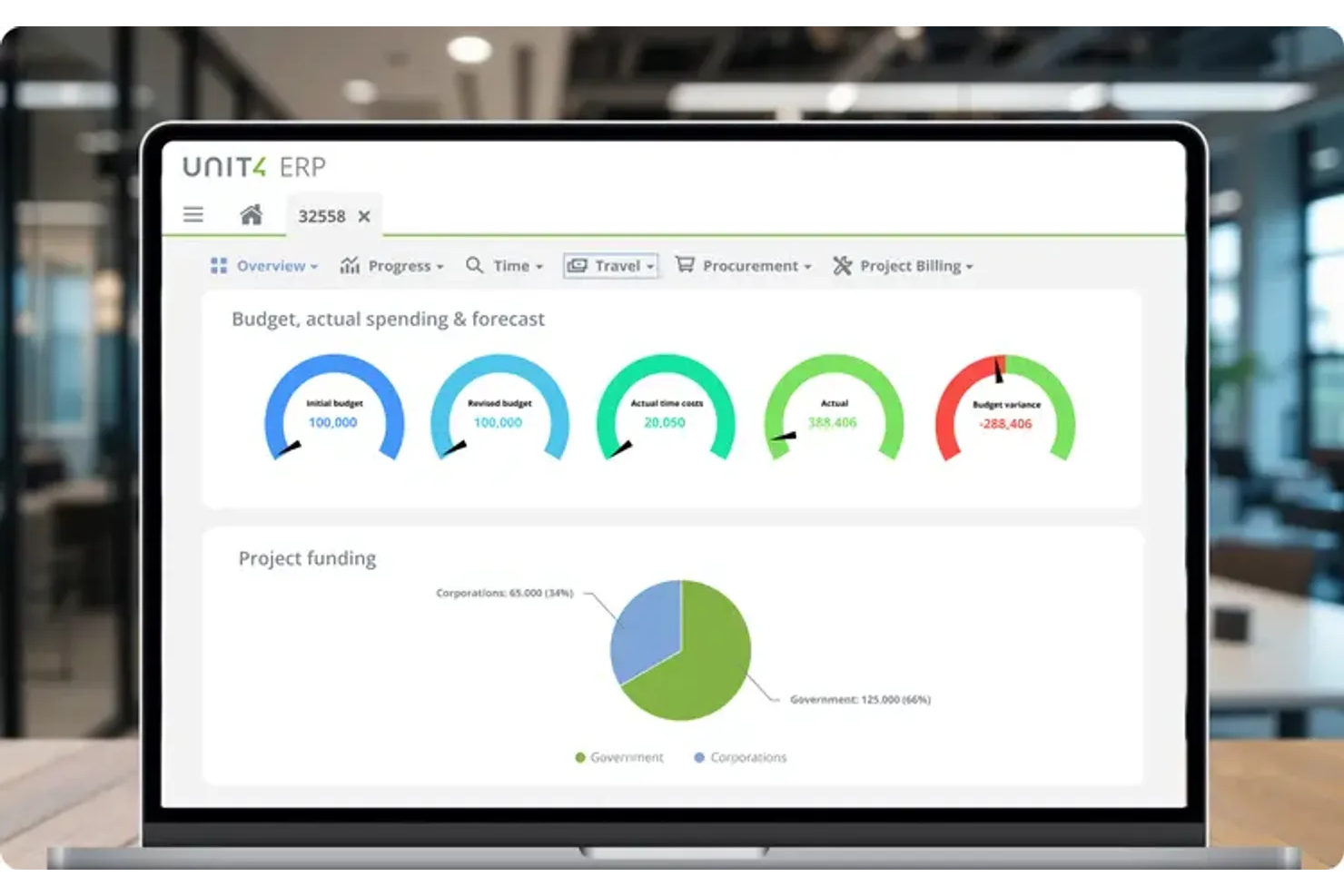 Unit4 screenshot - Le 10 migliori alternative a SAP selezionate per il 2026