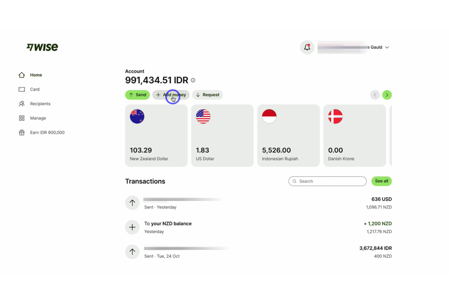 Wise screenshot - 18 Migliori Soluzioni di Pagamento Virtuale nel 2026