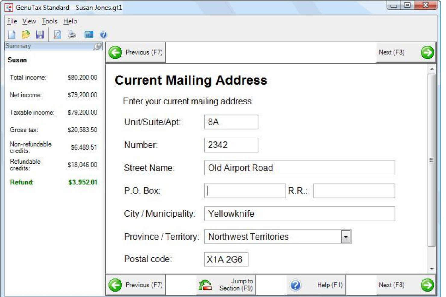 GenuTax screenshot - I 10 Migliori Software Fiscali per il Canada nel 2026