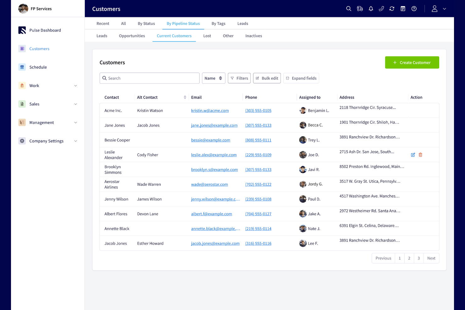 FieldPulse screenshot - Le 10 migliori alternative a Service Fusion nel 2026