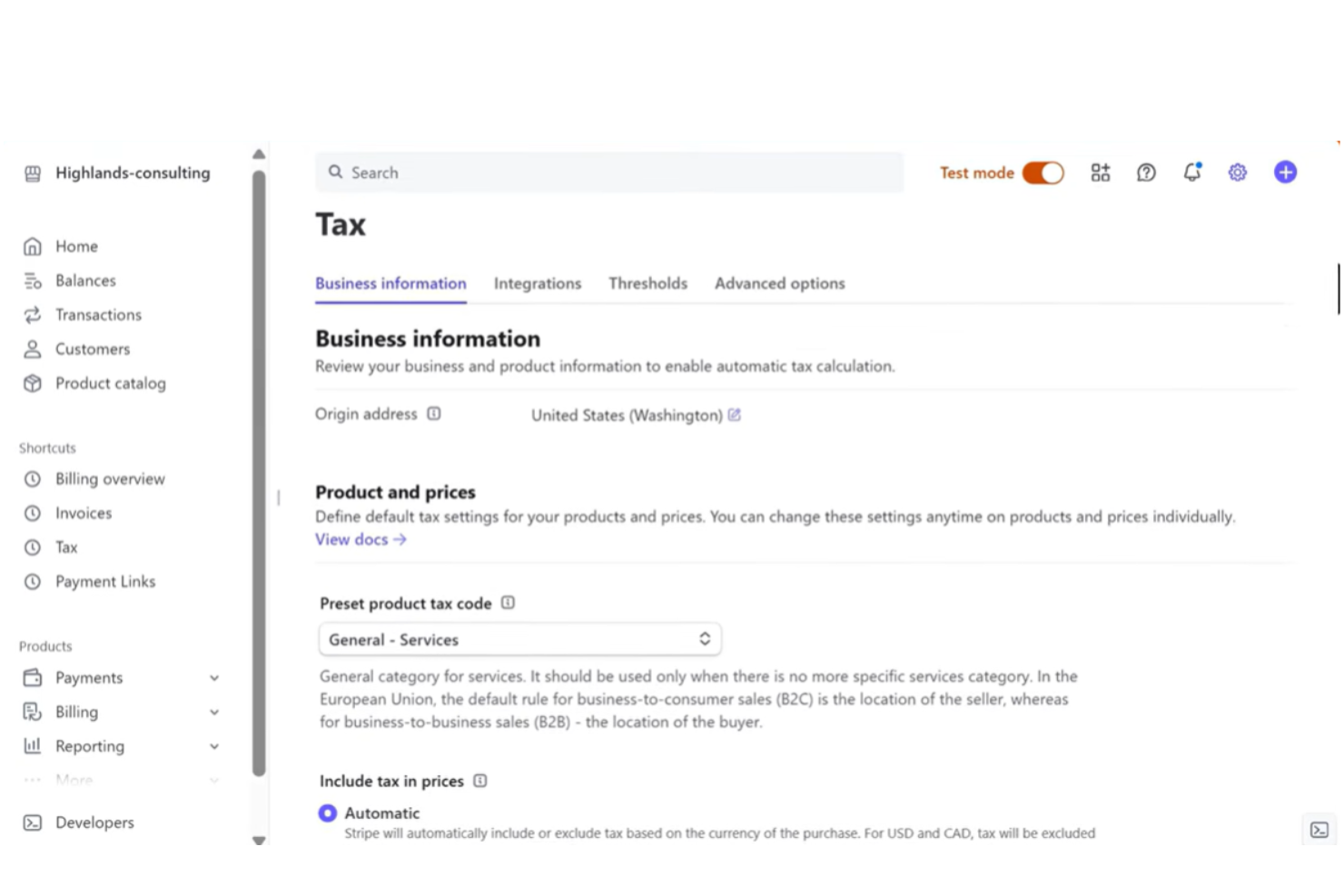 Stripe screenshot - 18 Migliori Soluzioni di Pagamento Virtuale nel 2026