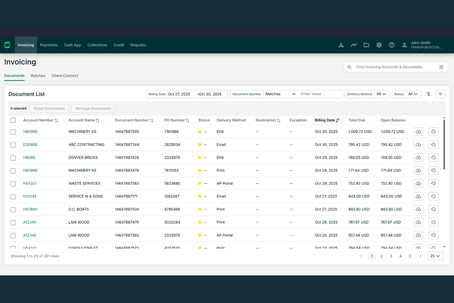 Billtrust screenshot - I 10 migliori software di fatturazione aziendale nel 2026
