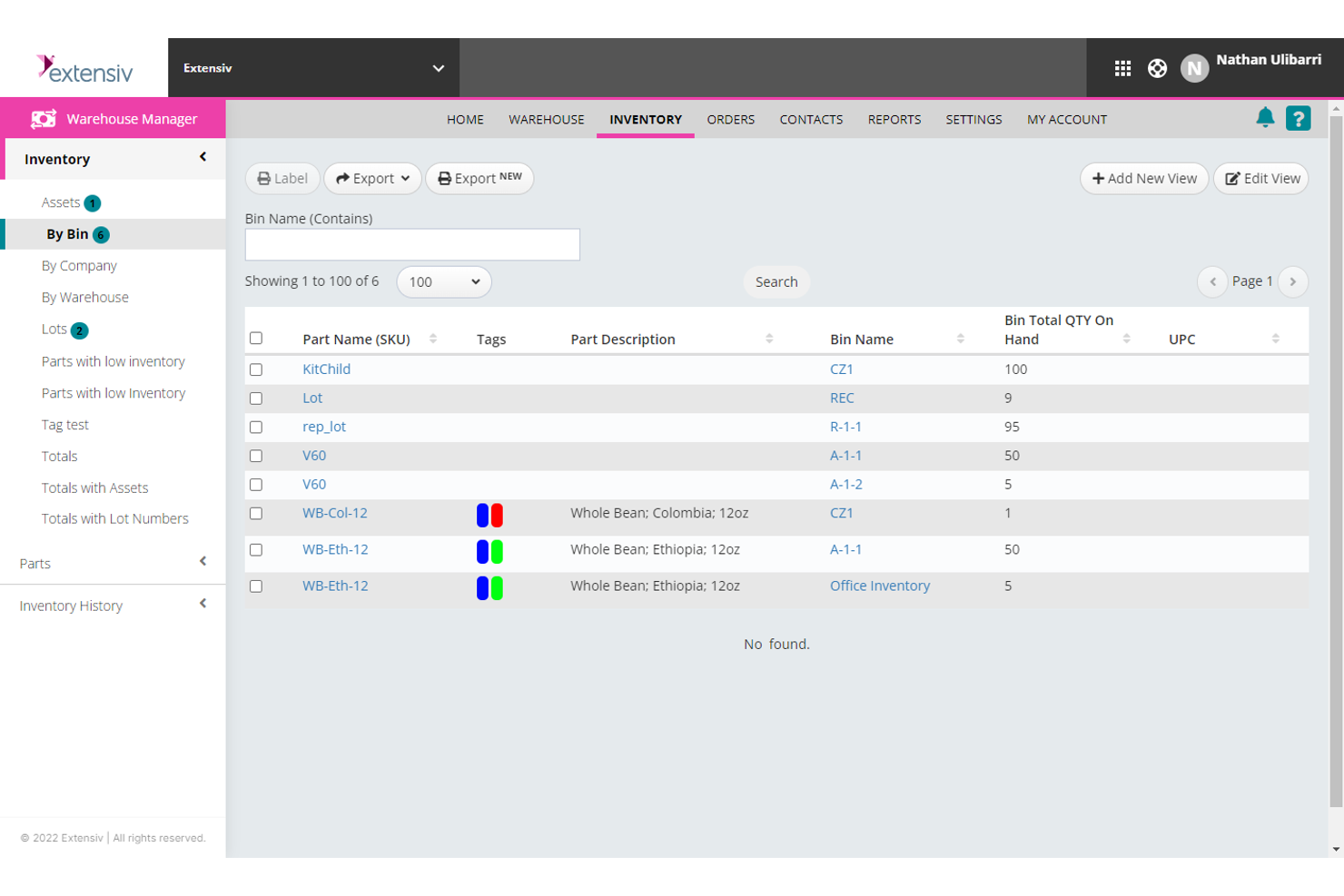 Extensiv screenshot - 18 Alternativas a Cin7 Seleccionadas para 2026