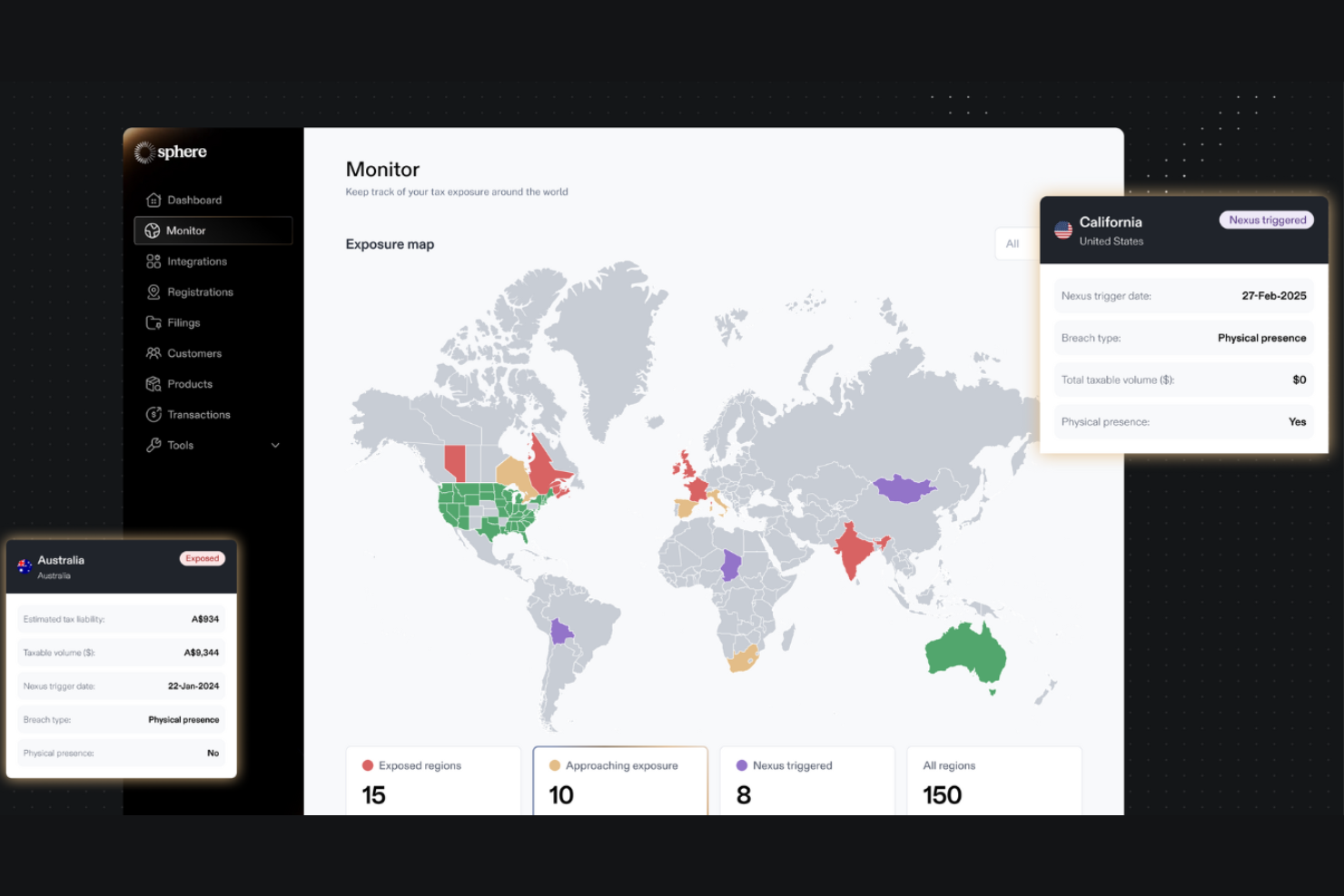Sphere screenshot - I 10 migliori software fiscali internazionali nel 2026