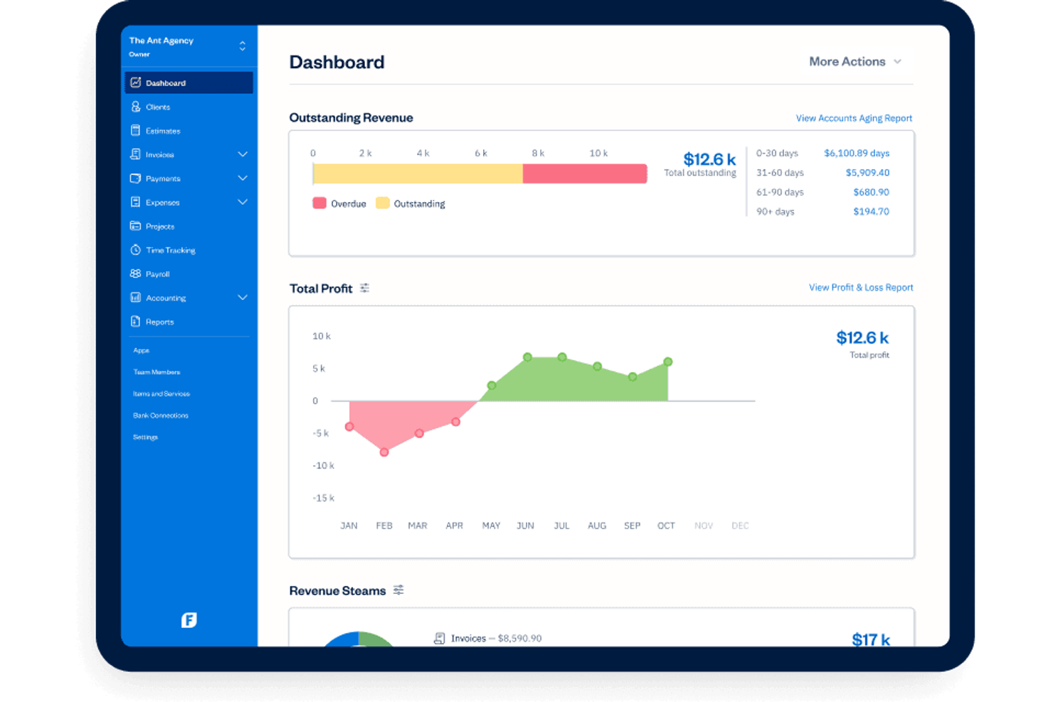 FreshBooks screenshot - 18 Migliori Software di Fatturazione Automatica per il 2026