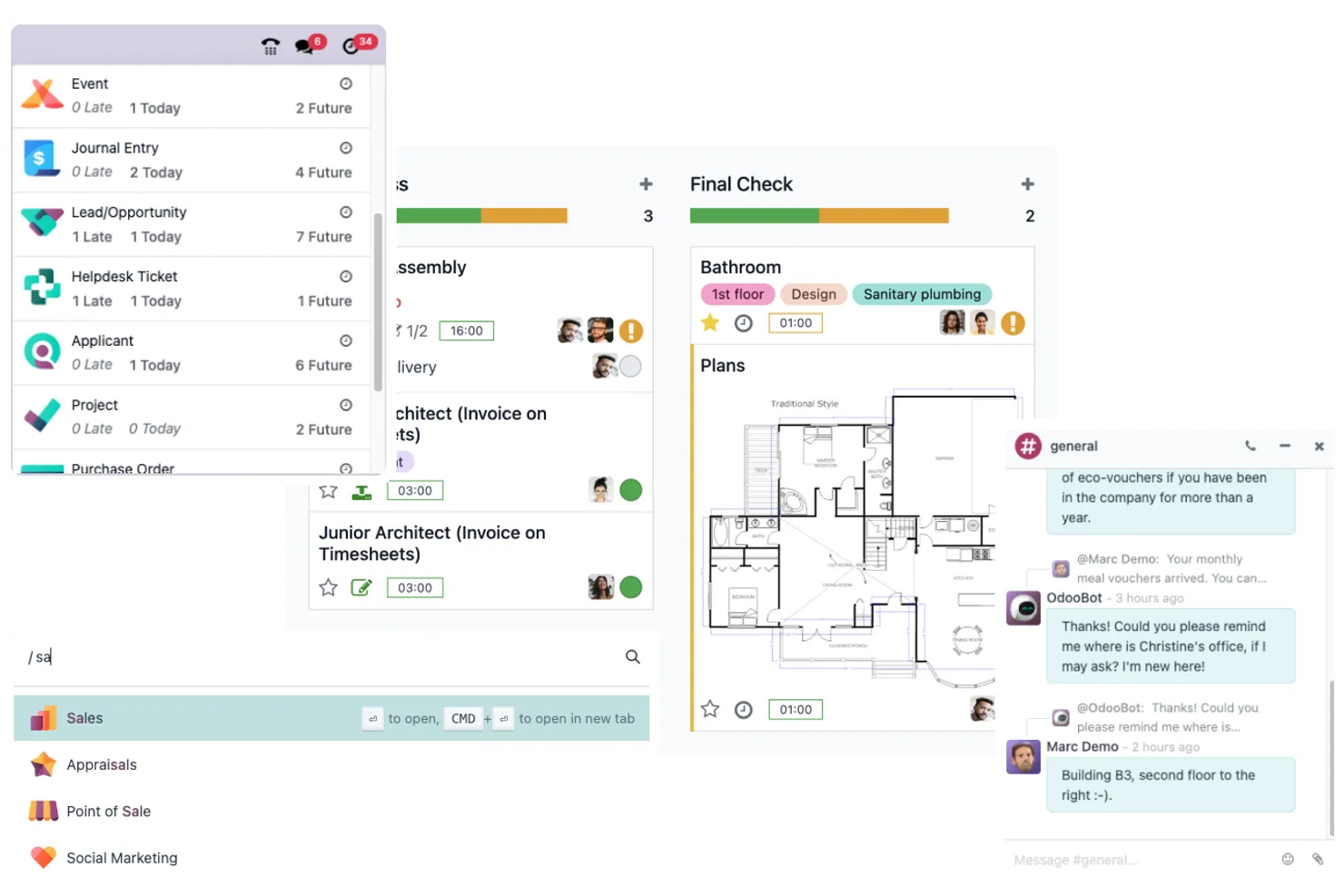 Odoo screenshot - Le 10 migliori alternative a SAP selezionate per il 2026