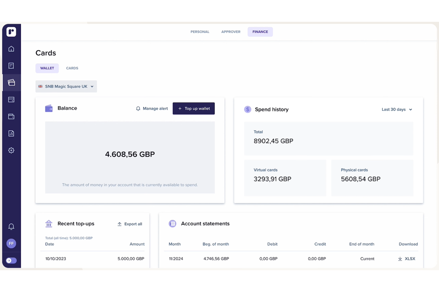 Rydoo screenshot - 13 Mejores Software de Conciliación de Tarjetas de Crédito en 2026