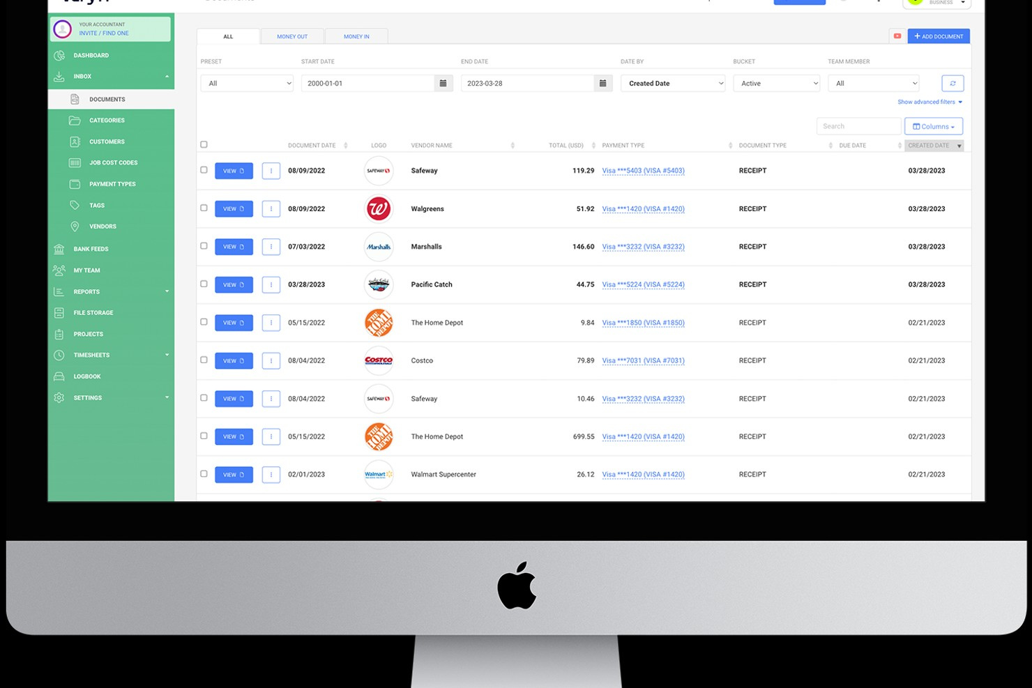 Veryfi screenshot - 10 Software de Gestión de Recibos para 2026