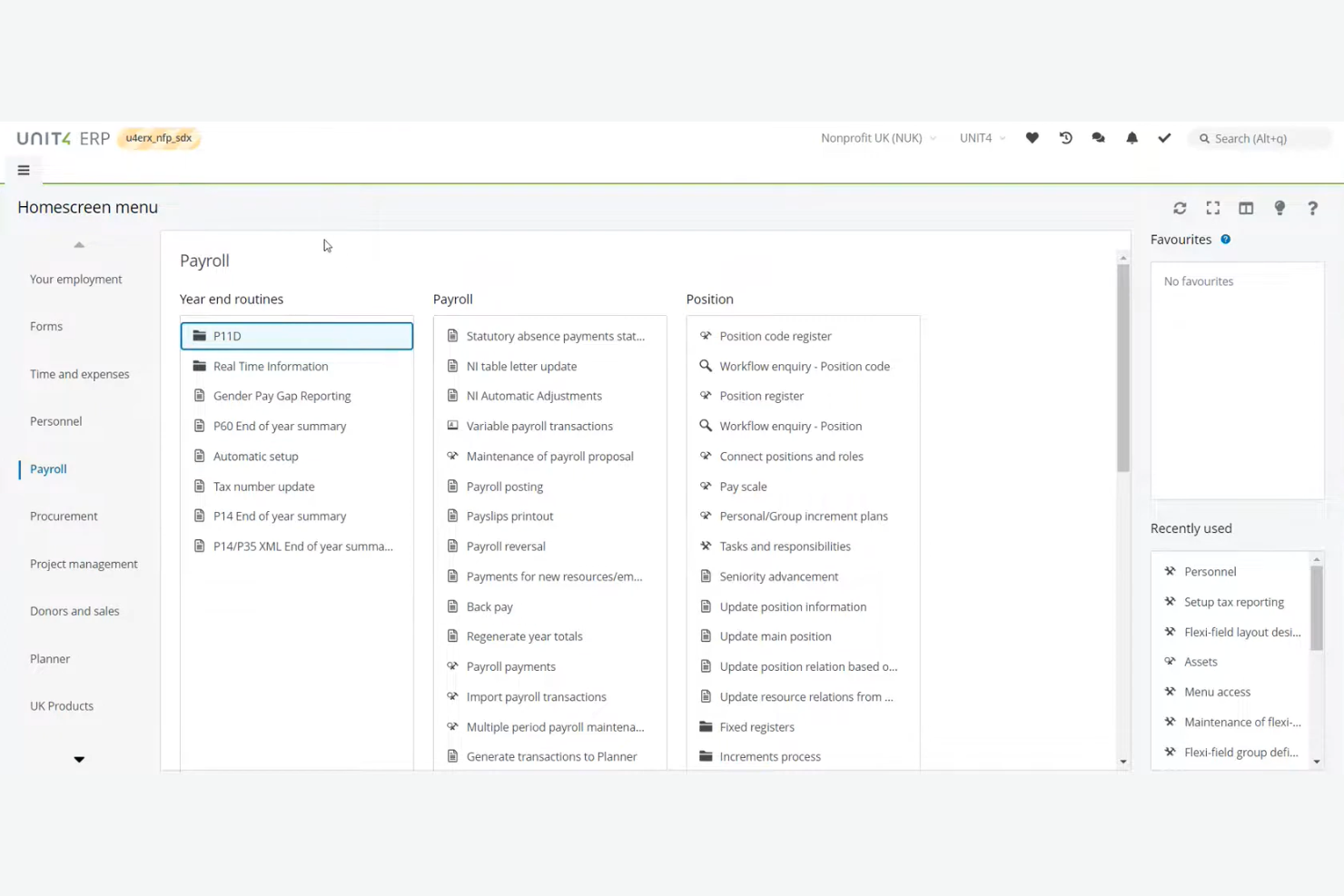 Unit4 screenshot - Le 10 Migliori Soluzioni di Software per la Pianificazione del Budget ERP per il 2026