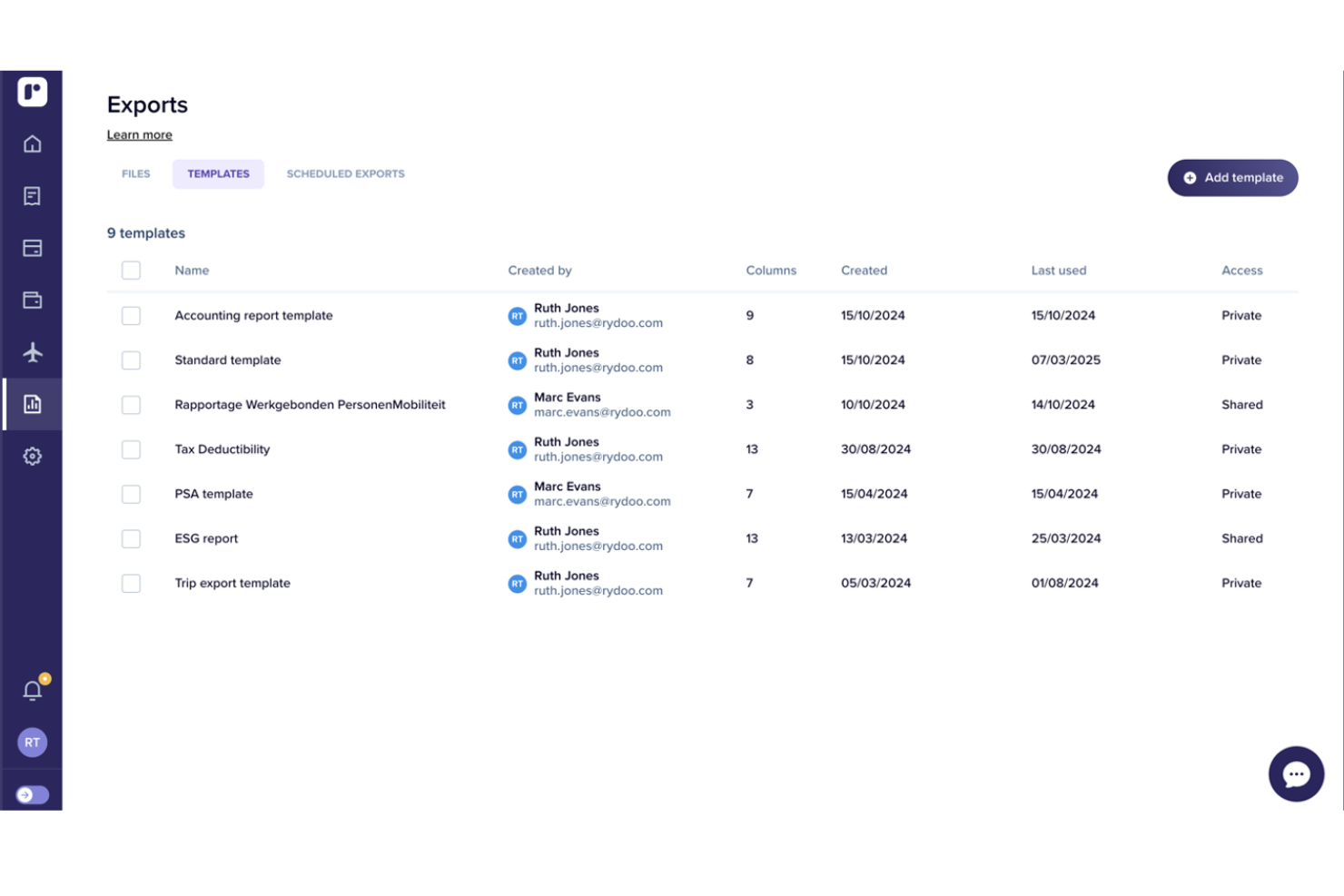 Rydoo screenshot - 10 alternativas a SAP Concur para 2026