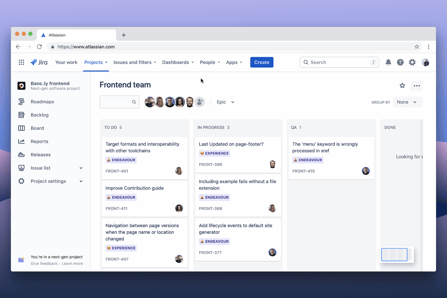 Jira screenshot - 10 Alternativas a Wrike para 2026
