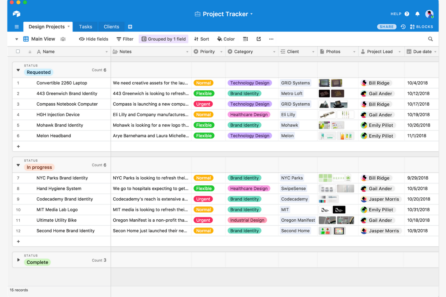 Airtable screenshot - 10 alternative a ClickUp nel 2026 per la gestione di progetti e attività