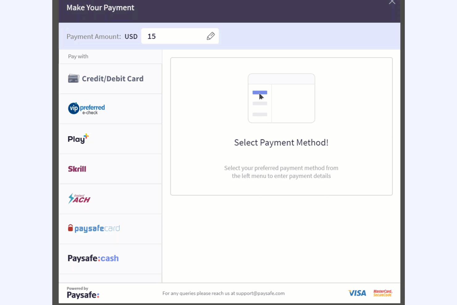 Paysafe screenshot - Le 10 Migliori Soluzioni di Pagamento Integrate Recensite nel 2026