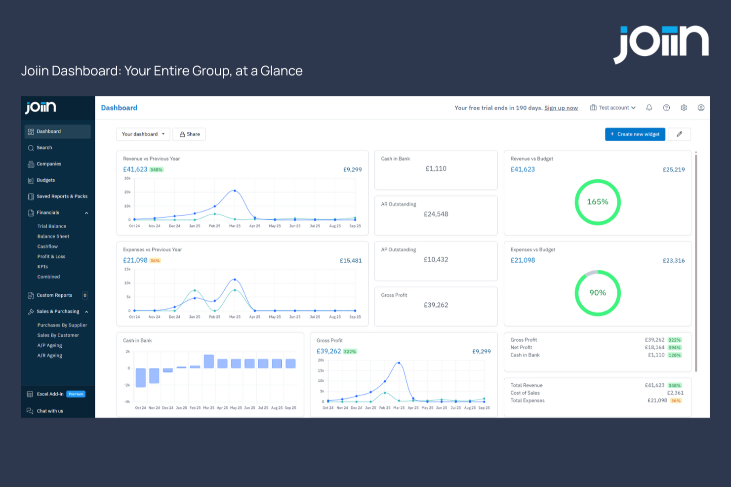 Joiin screenshot - 10 Mejores Software de Análisis Financiero para Contadores Revisados en 2026