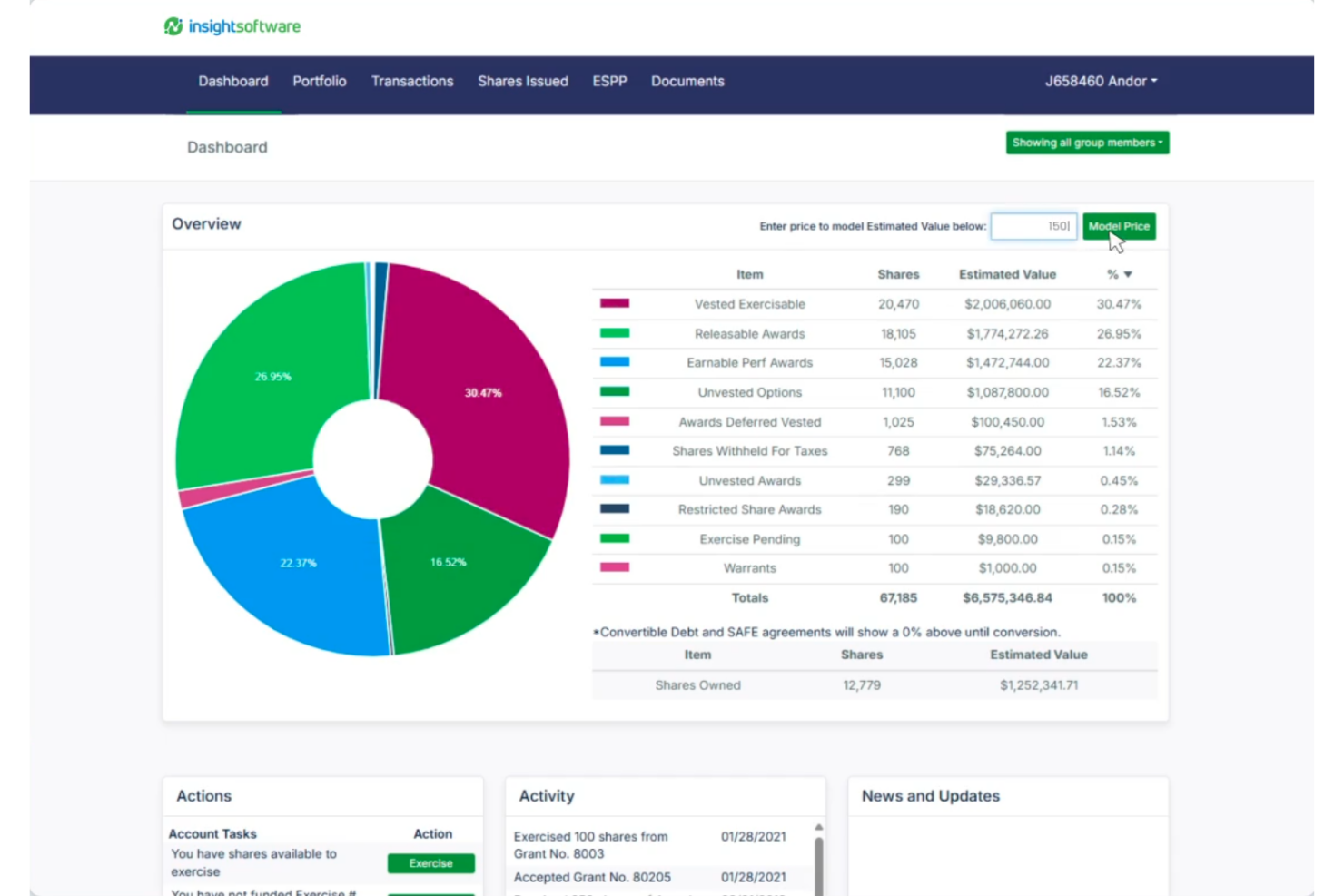 Certent Equity Management screenshot - Las 10 Mejores Alternativas a Carta Revisadas en 2026