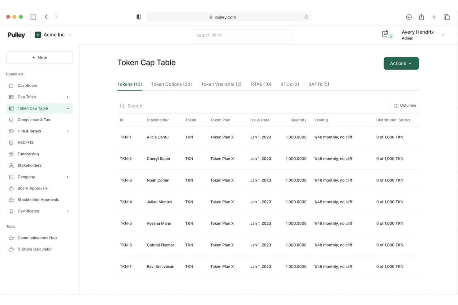 Pulley screenshot - Le 10 migliori alternative a Carta recensite nel 2026