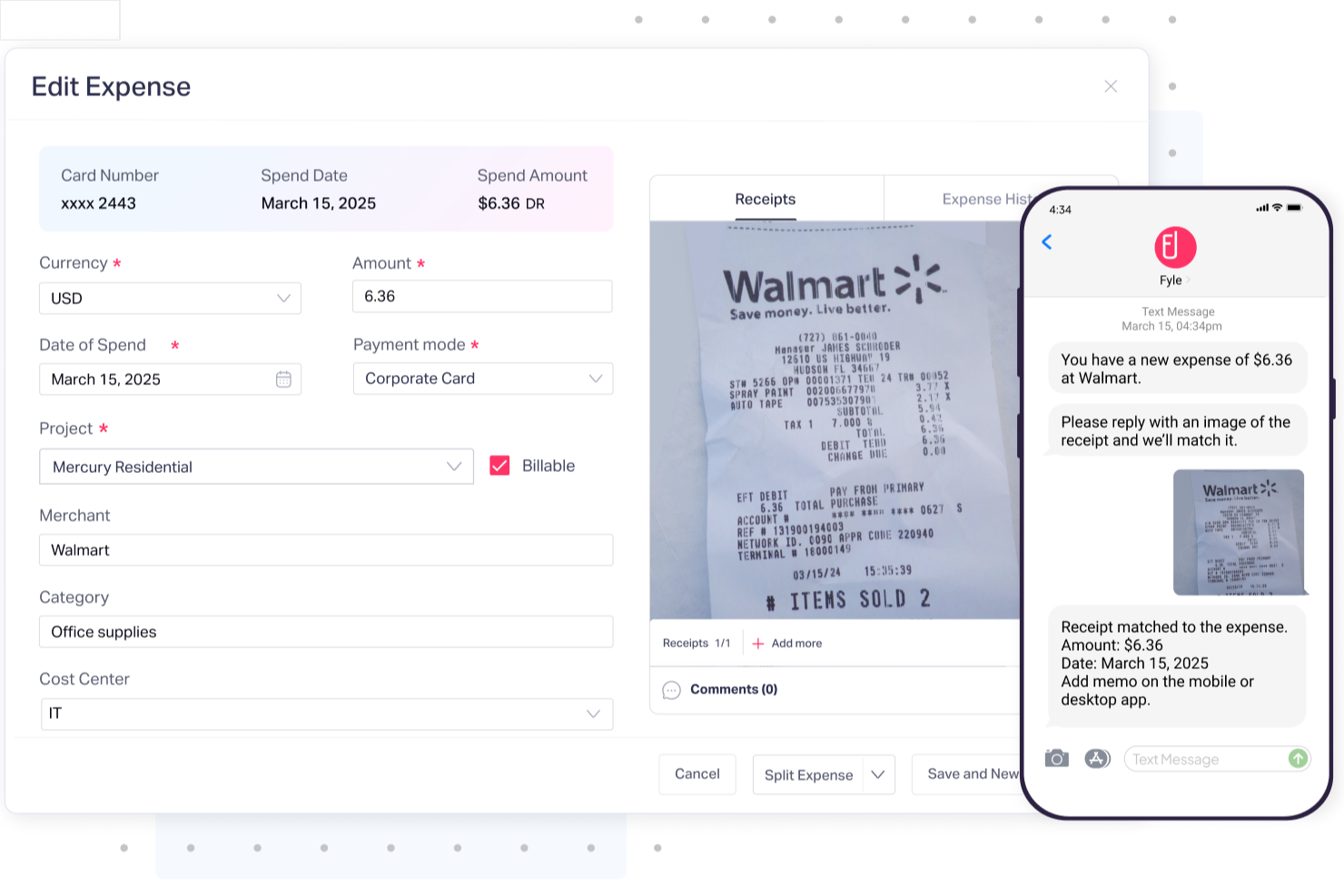 Sage Expense Management (formerly Fyle) screenshot - Las 10 Mejores Alternativas a Ramp Analizadas en 2026