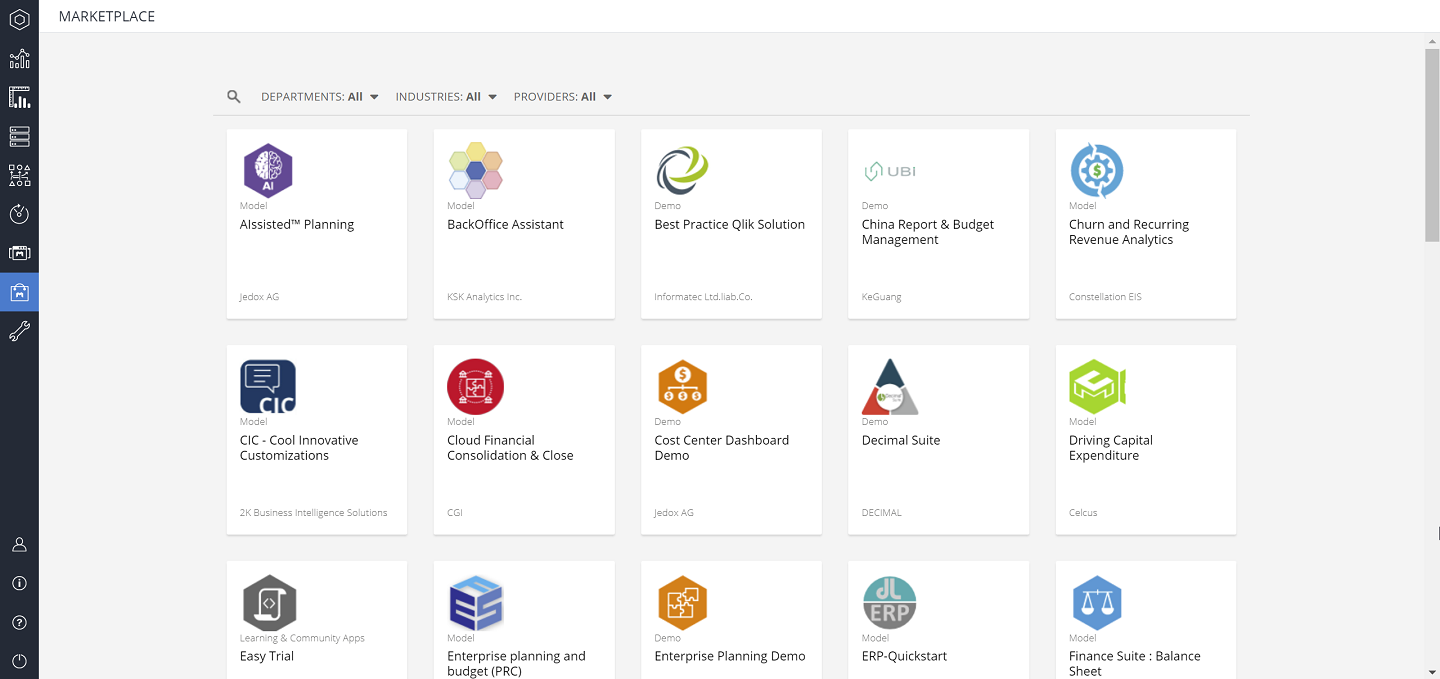Jedox screenshot - Le 10 migliori soluzioni software CapEx recensite nel 2026