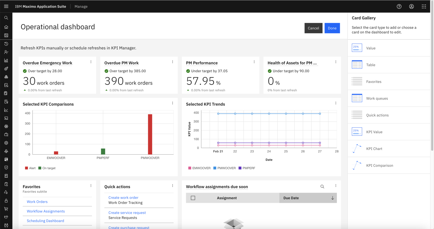 IBM Maximo screenshot - Los 10 mejores software de CapEx analizados en 2026