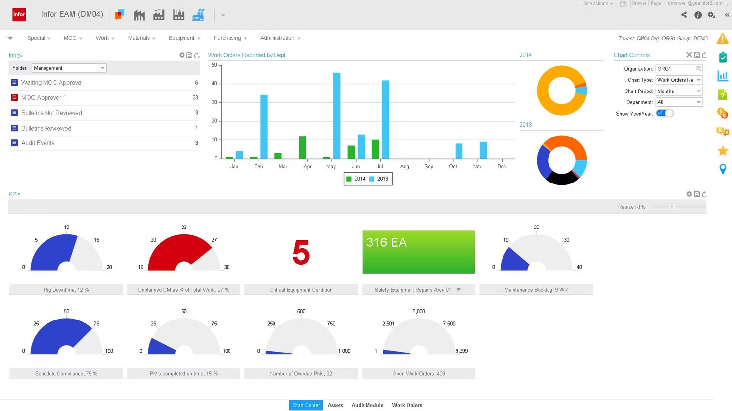 HxGN EAM screenshot - Le 10 migliori soluzioni software CapEx recensite nel 2026