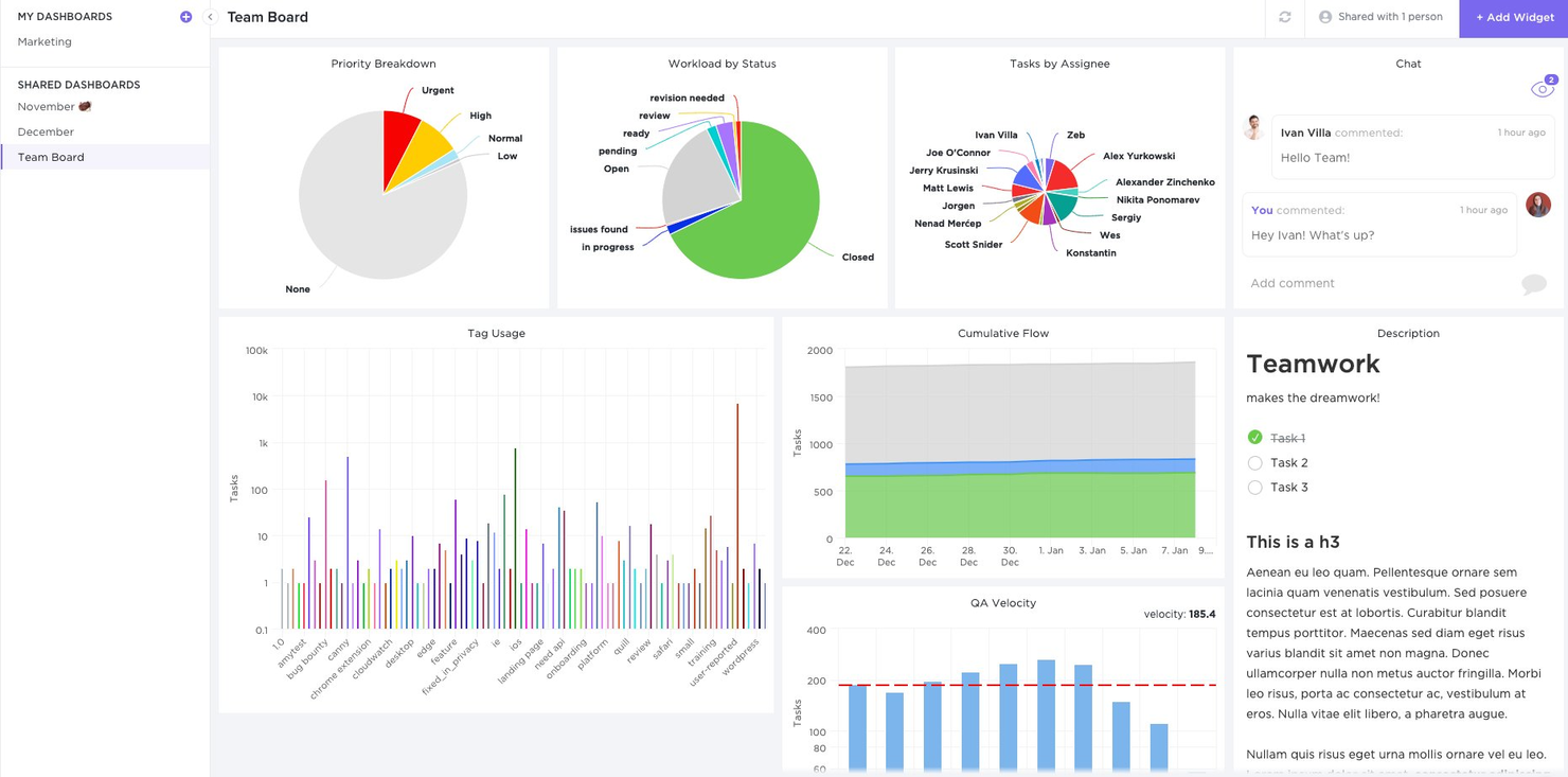 ClickUp screenshot - Las 10 mejores herramientas gratuitas de software de previsión analizadas en 2026