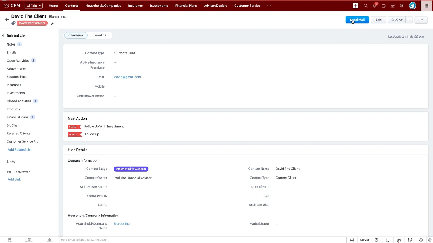 Cloven screenshot - 10 Migliori CRM Finanziari Recensiti nel 2026