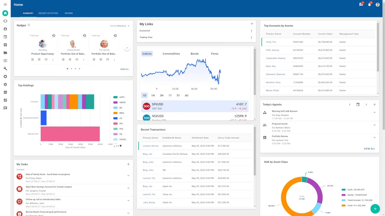 Nexj screenshot - 10 Mejores CRM Financieros Reseñados en 2026