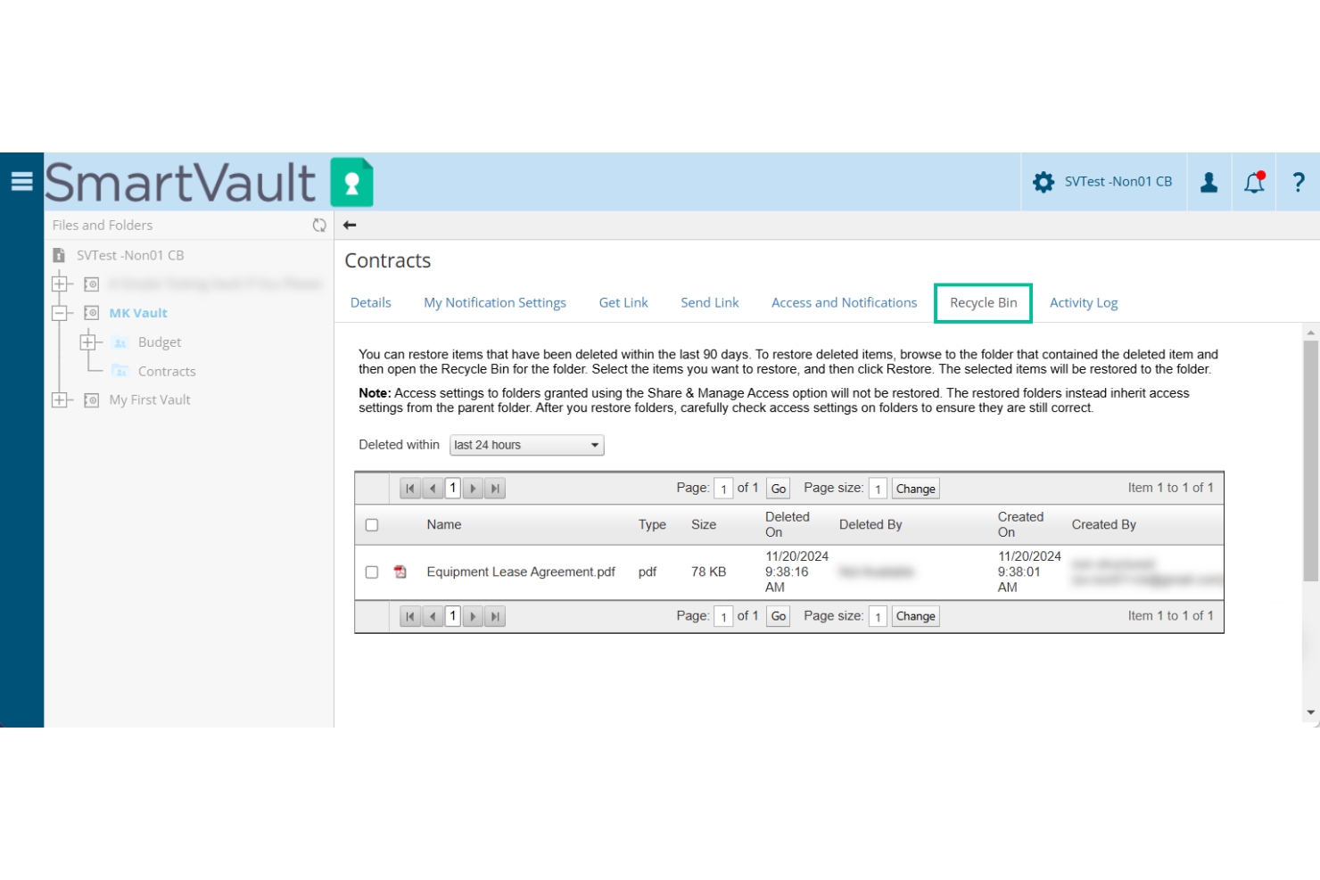SmartVault screenshot - I 10 migliori software di gestione documentale per la contabilità per il 2026