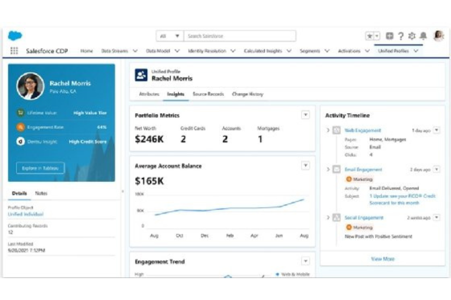 Agentforce Financial Services screenshot - 10 Migliori CRM Finanziari Recensiti nel 2026