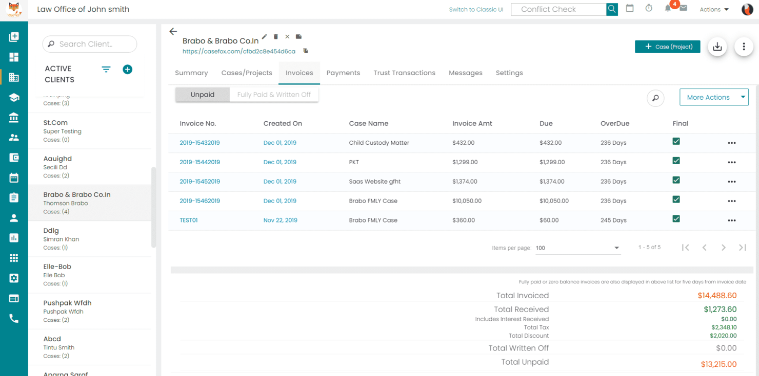 CaseFox screenshot - 10 Migliori Software per la Contabilità Fiduciaria Recensiti nel 2026