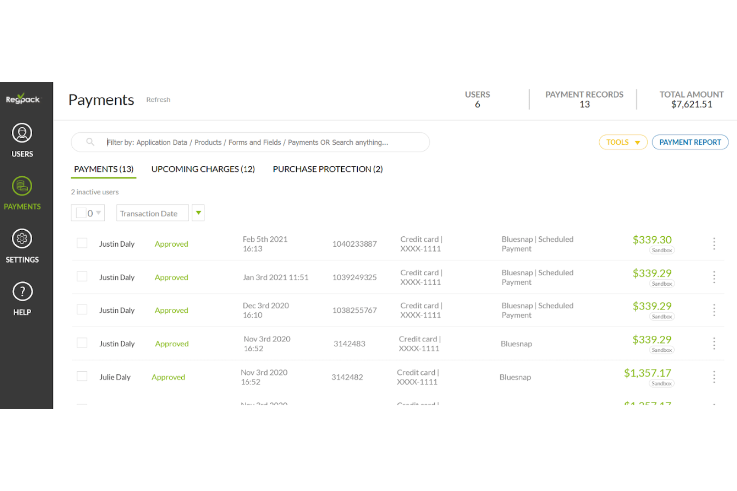 Regpack screenshot - Le 10 migliori soluzioni software di contabilità B2B recensite nel 2026