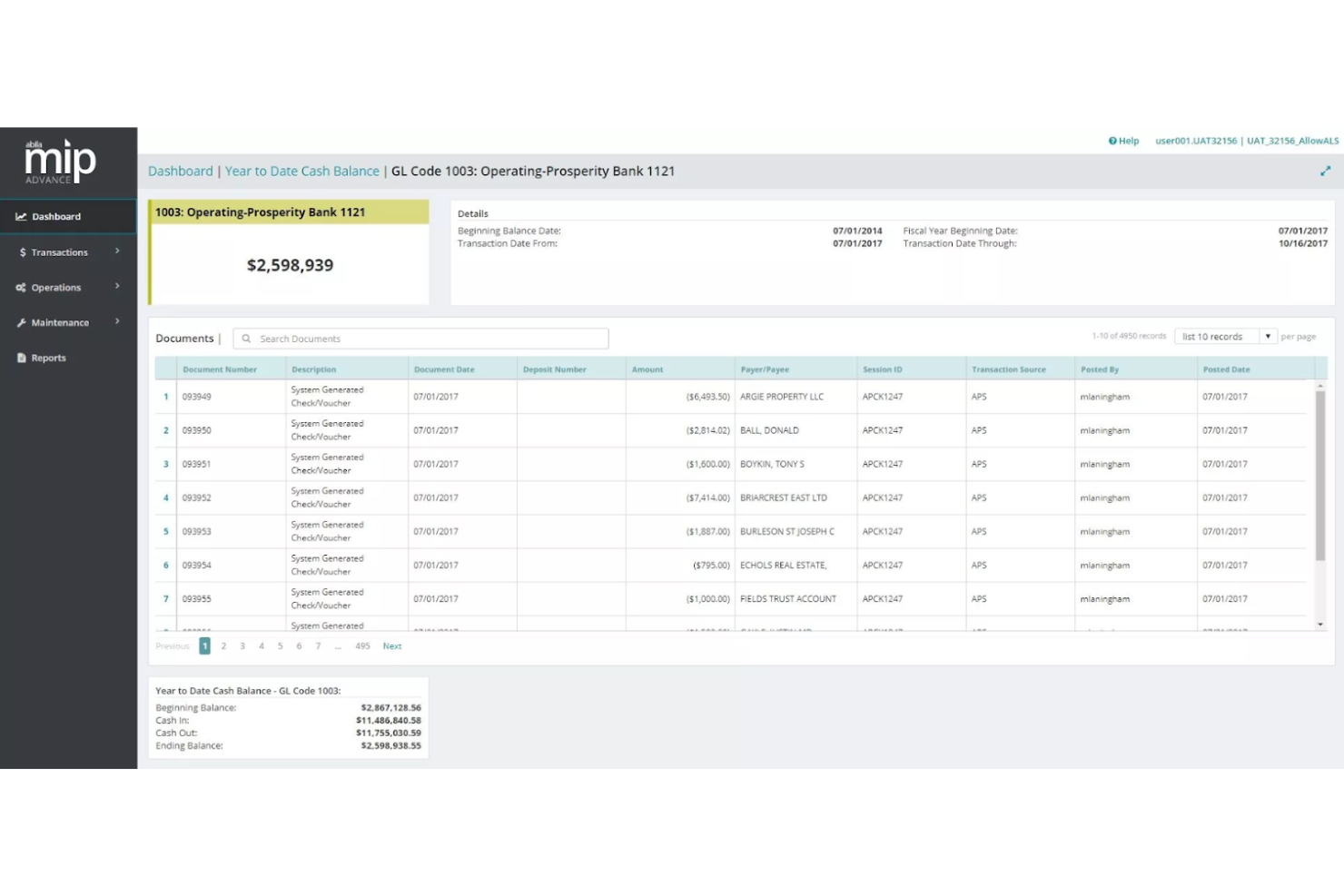 MIP Fund Accounting screenshot - 10 Migliori Software di Contabilità per Fondi Recensiti nel 2026