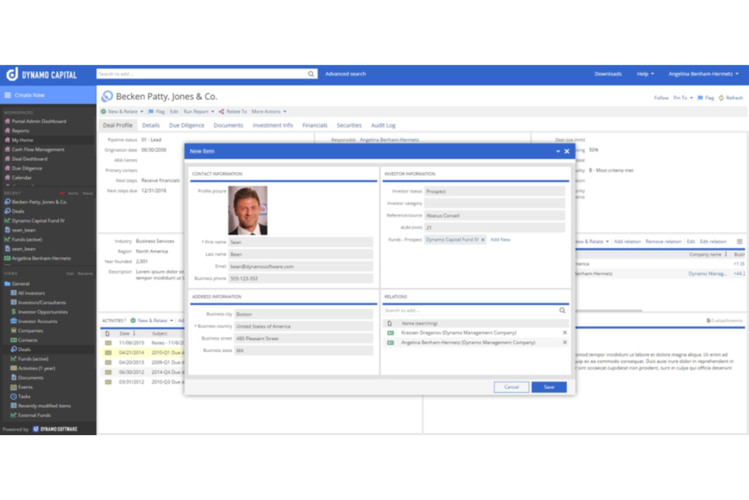 Dynamo screenshot - 10 Migliori Software di Contabilità per Fondi Recensiti nel 2026