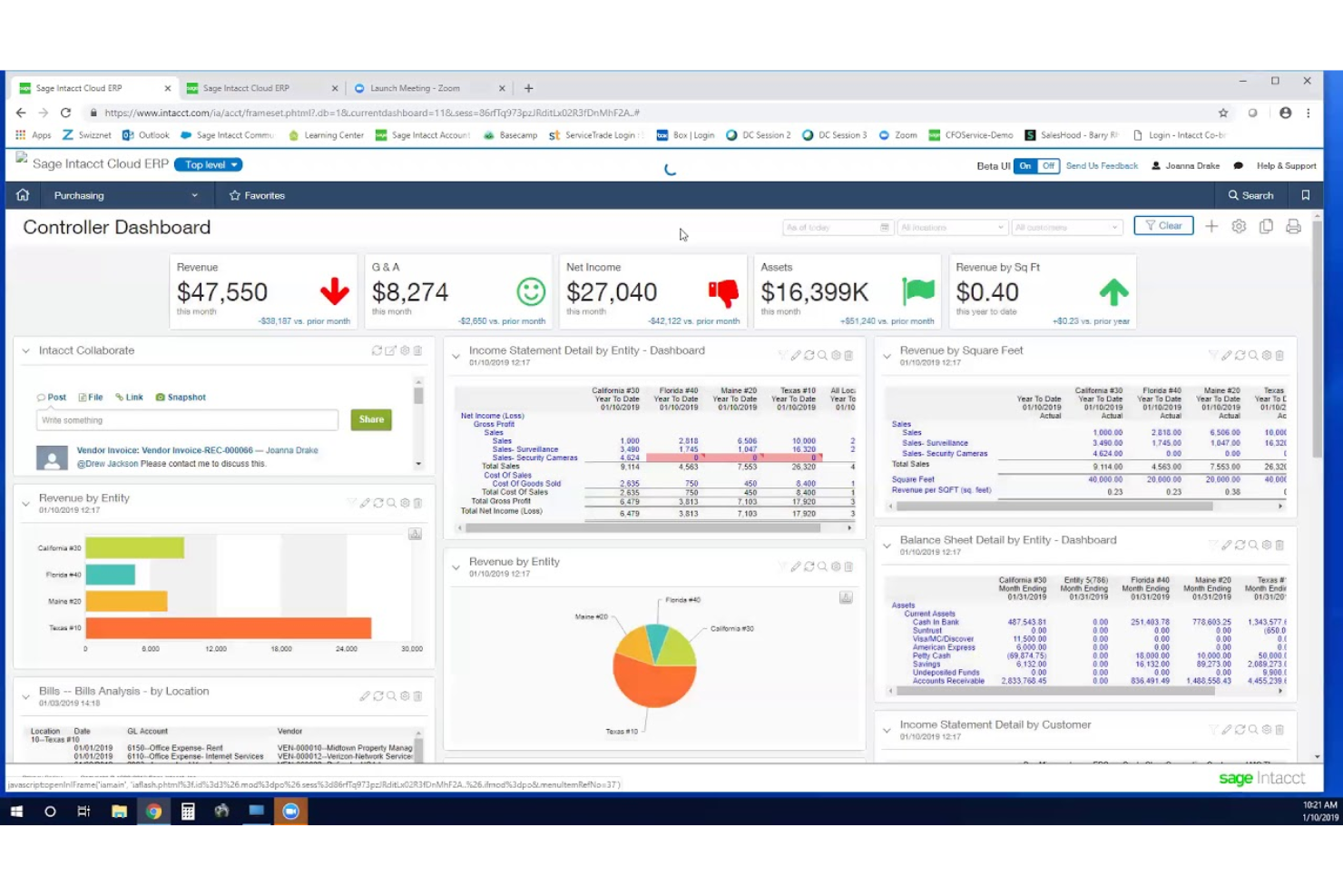 Sage Intacct screenshot - 10 Mejores Alternativas a FreeAgent Analizadas en 2026