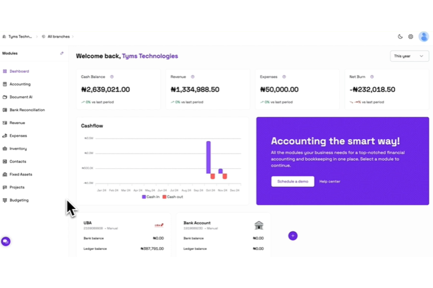 Tyms screenshot - Los 10 Mejores Programas de Contabilidad para Logística Revisados en 2026