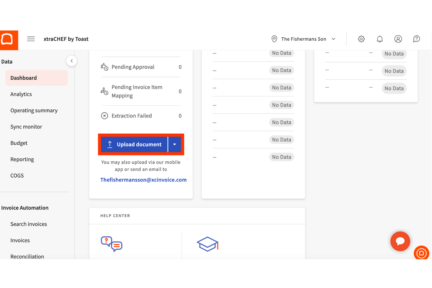 Toast POS screenshot - 10 Mejores Programas de Contabilidad para Restaurantes Analizados en 2026