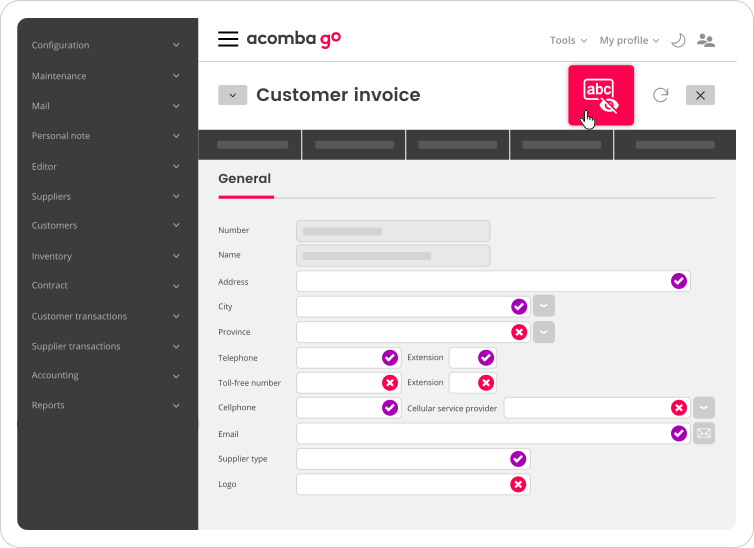 Acomba screenshot - Los 10 mejores programas de contabilidad para servicios profesionales de 2026