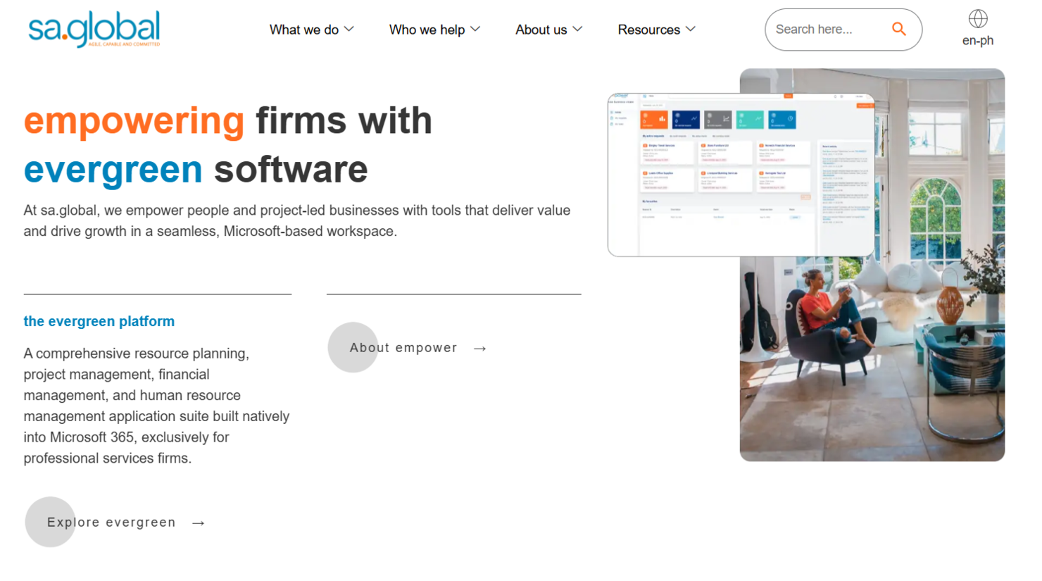 sa.global screenshot - 10 Migliori Rivenditori Microsoft Dynamics Recensiti nel 2026