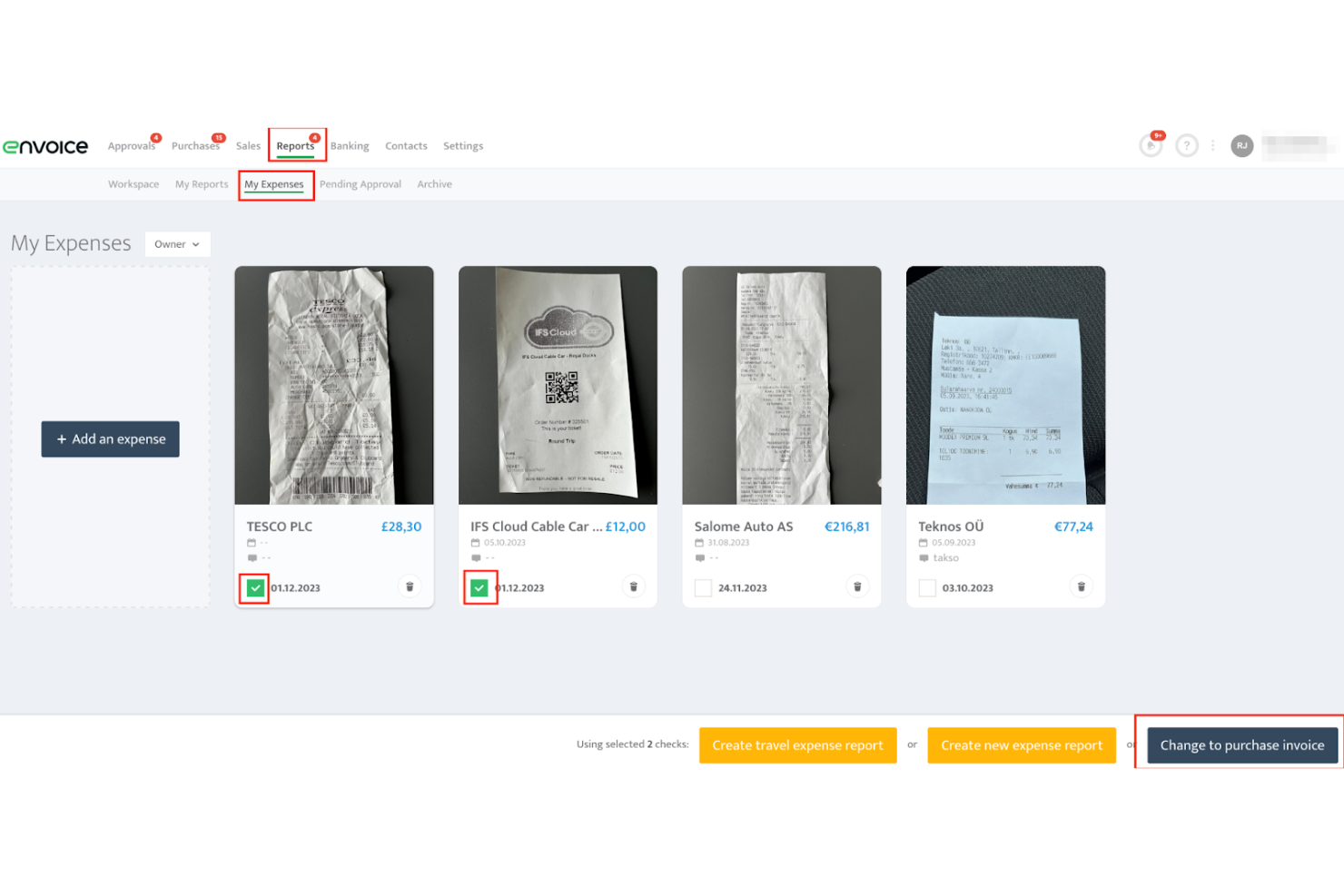 Envoice screenshot - 10 Mejores Alternativas a Xero Analizadas para 2026