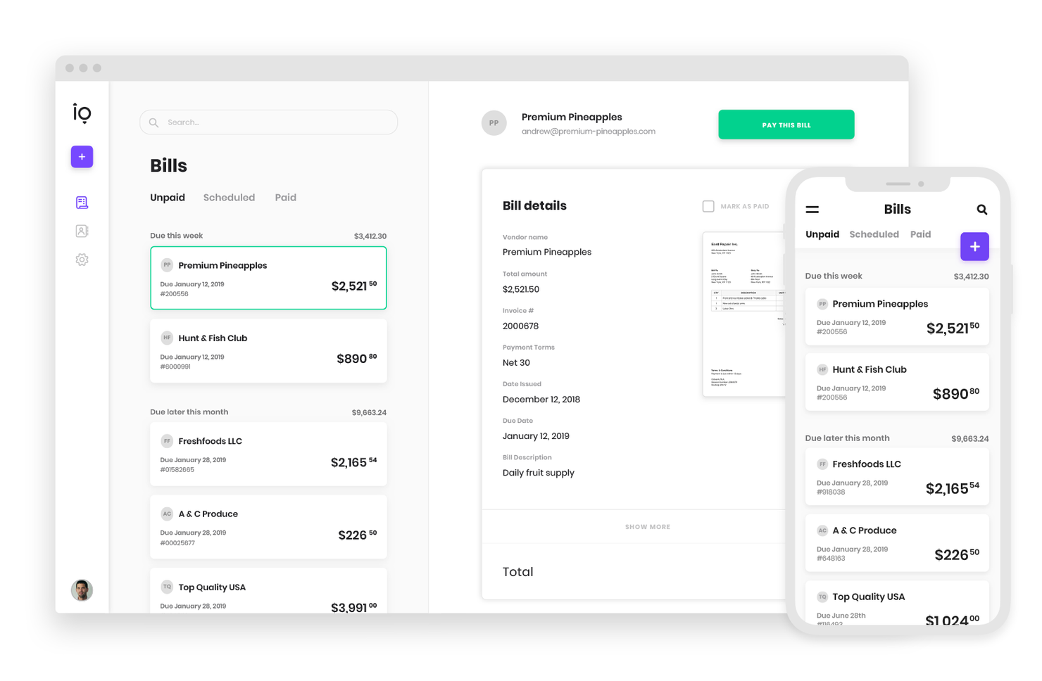 Melio screenshot - Le 10 Migliori Soluzioni di Software Contabilità Immobiliare Recensite Nel 2026
