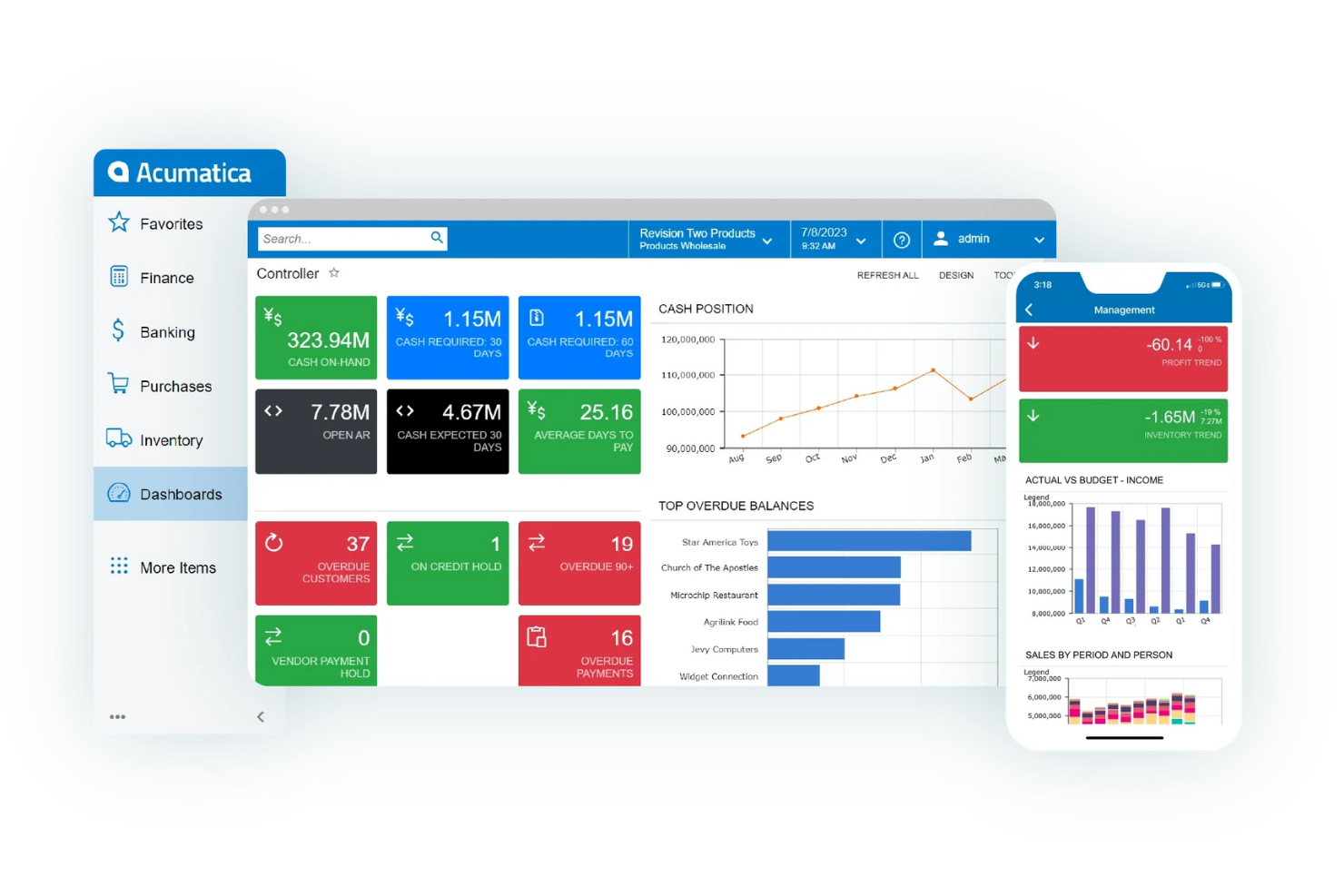 Acumatica screenshot - Le 10 Migliori Soluzioni di Gestione Finanziaria Recensite nel 2026