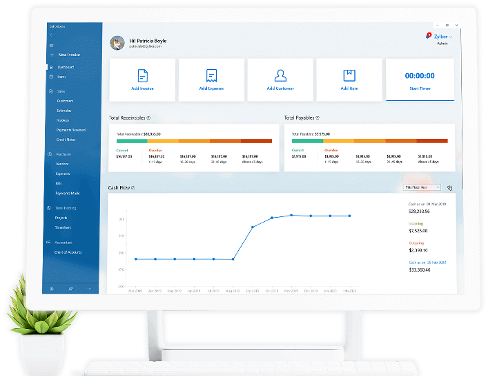 Zoho Books screenshot - I 10 Migliori Software di Contabilità per Team Recensiti nel 2026