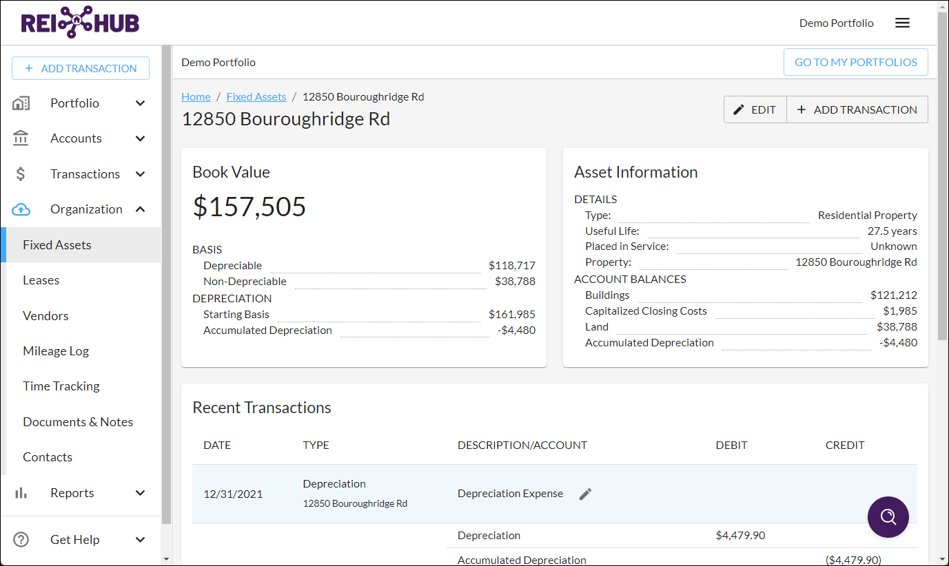REI Hub screenshot - I 10 Migliori Software di Contabilità per Proprietà in Affitto nel 2026