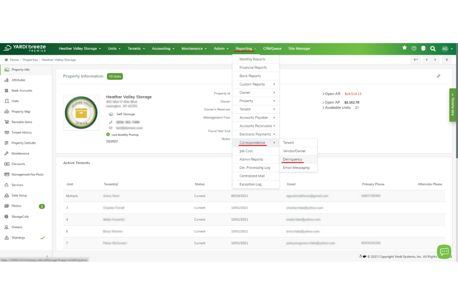 Yardi Breeze screenshot - I 10 Migliori Software di Contabilità per Proprietà in Affitto nel 2026