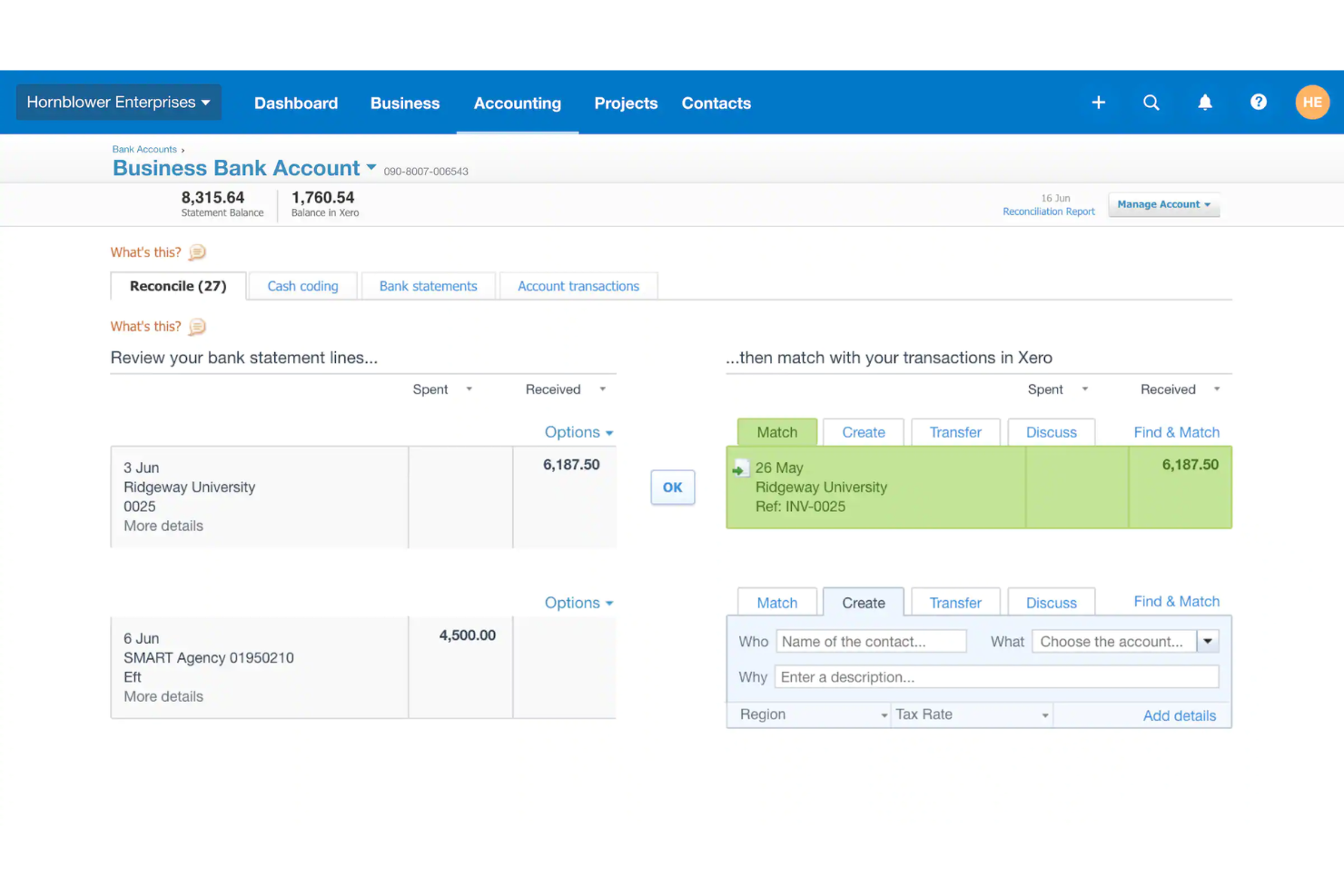 Xero screenshot - 10 mejores programas de contabilidad para Mac analizados para 2026