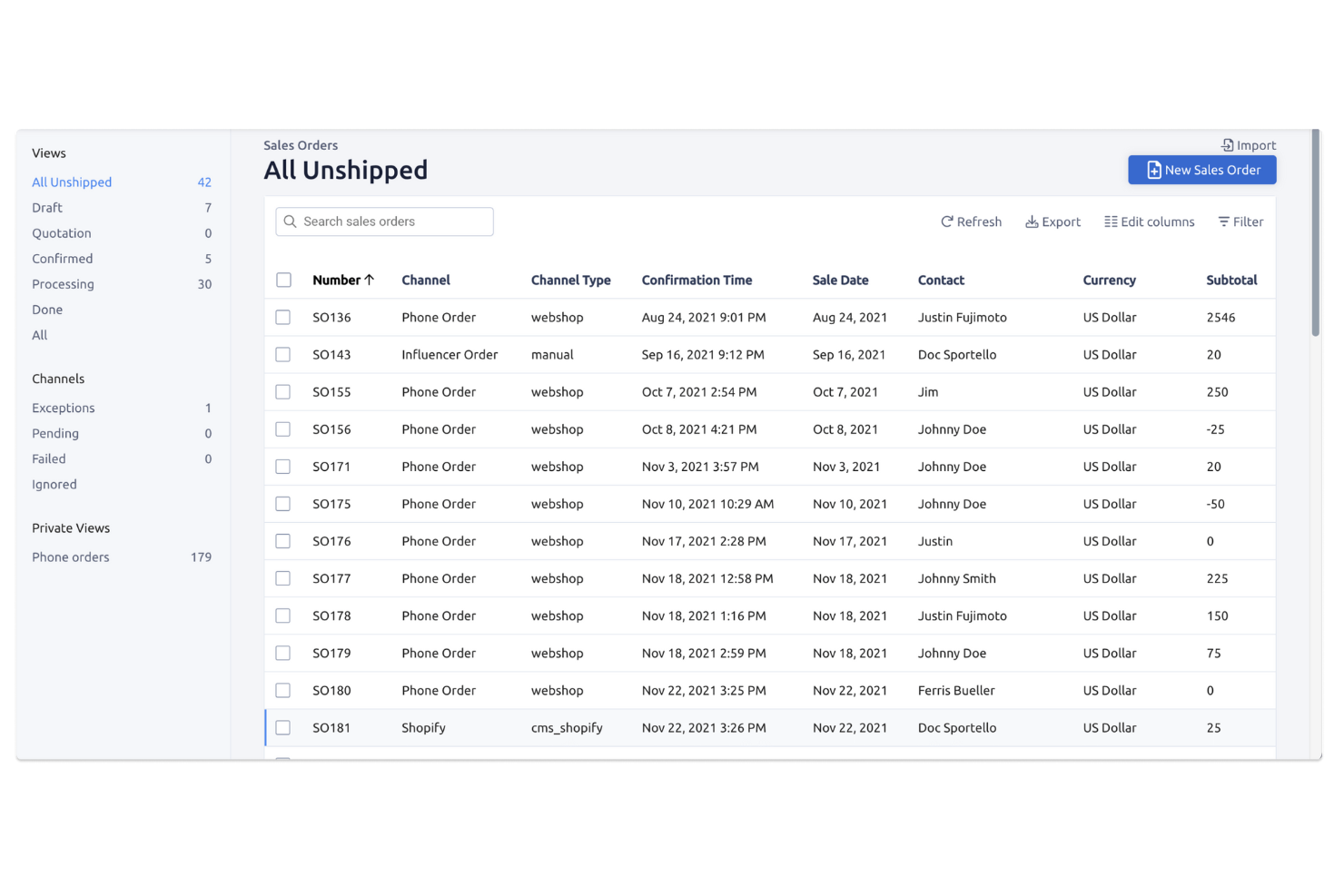 Fulfil screenshot - 10 Mejores ERP para Empresas Medianas Analizados para 2026