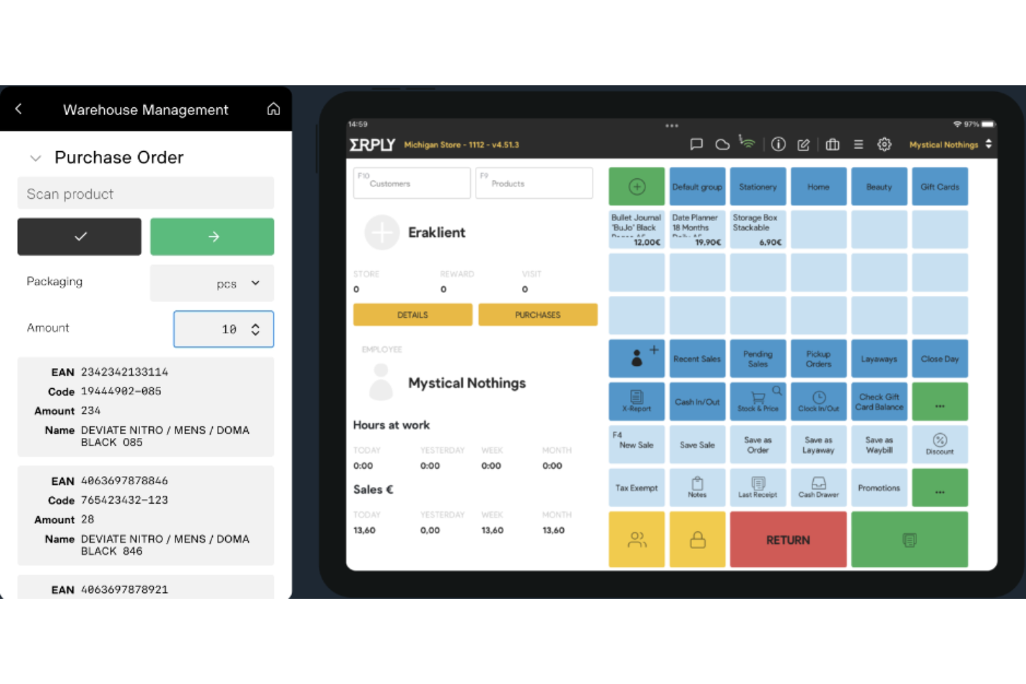 Erply screenshot - 10 Mejores Software ERP para Retail Analizados en 2026