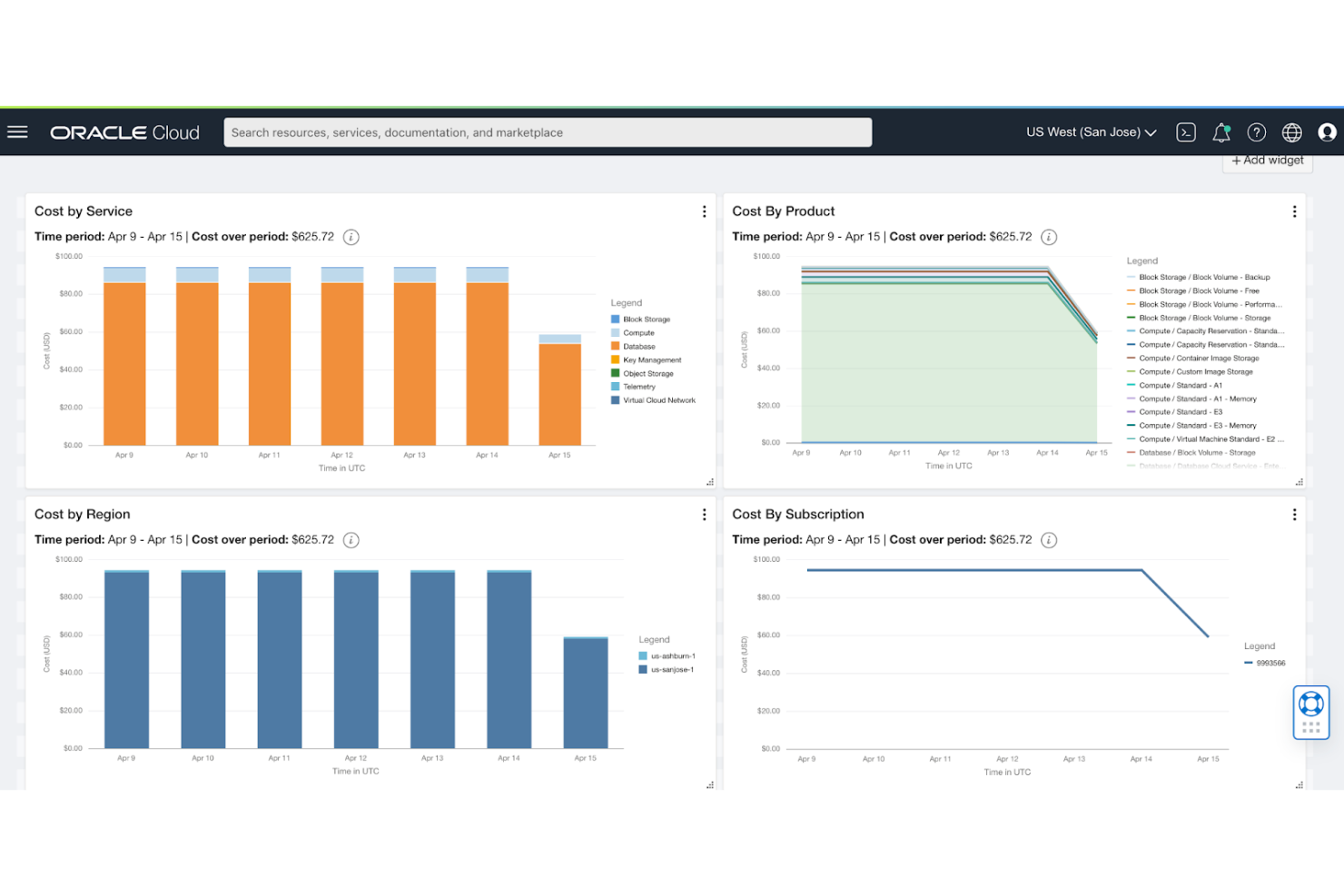 Oracle screenshot - Los 10 mejores programas de contabilidad en la nube en 2026
