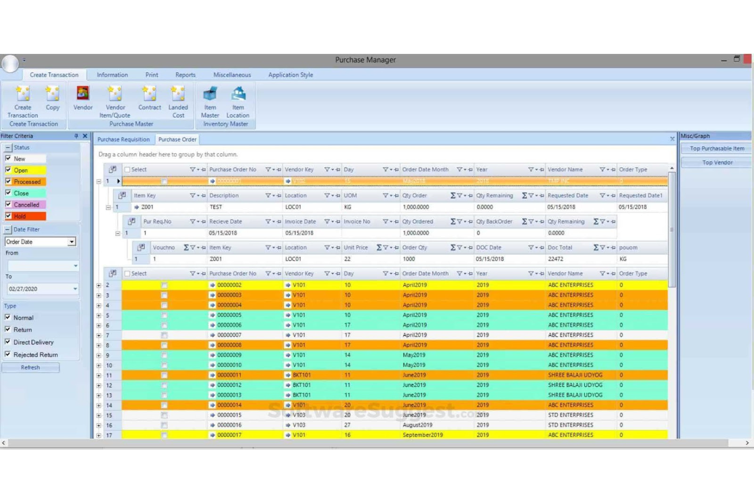 BatchMaster Software screenshot - 10 Mejores Software ERP para la Industria Química Analizados en 2026