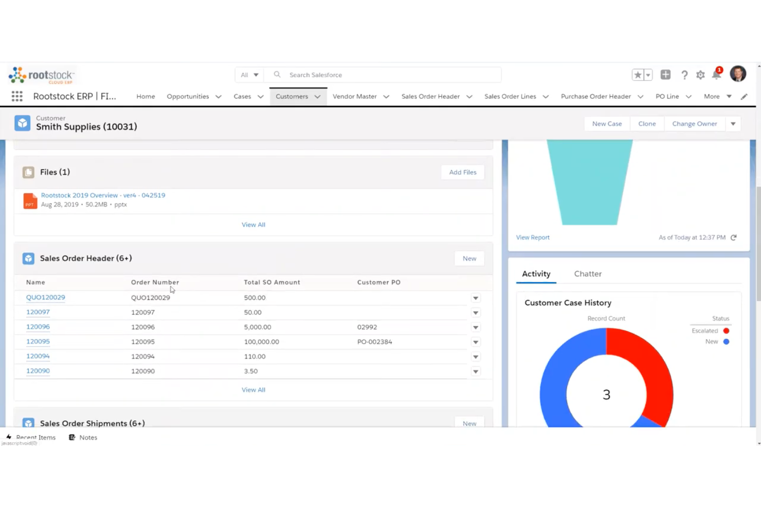 Rootstock screenshot - I 10 Migliori Software ERP per la Distribuzione del 2026